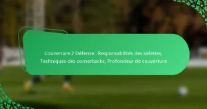 Couverture 2 Défense : Responsabilités des safeties, Techniques des cornerbacks, Profondeur de couverture